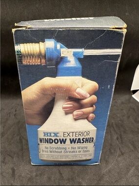 BIX EXTERIOR WINDOW WASHER CLEANER EASY REACH SPRAYER 16 OZ NEW SEALED